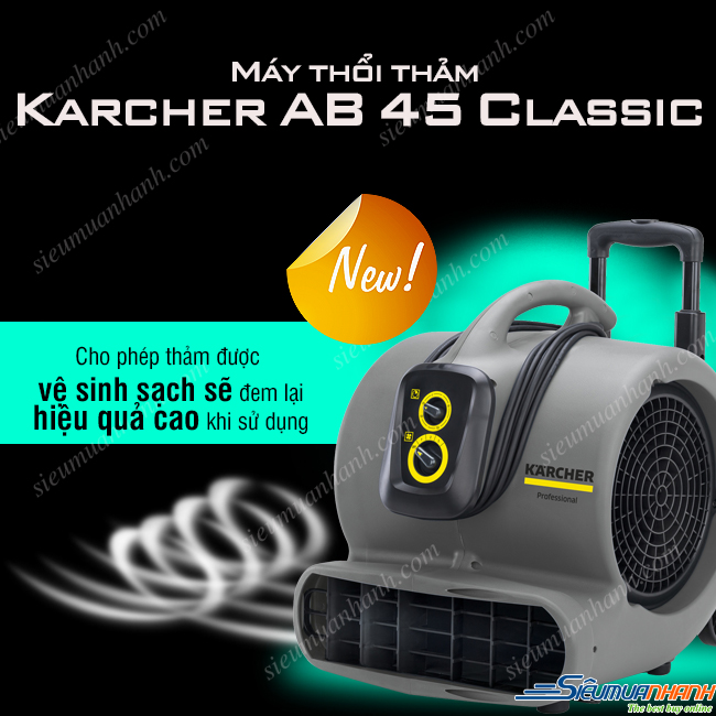 Máy thổi thảm Karcher AB-45 Classic